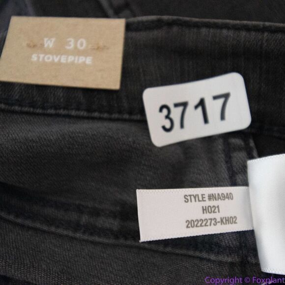 NEW Madewell Stovepipe Jeans in Banberry Wash: Raw-Hem Edition, 30 - Picture 15 of 16